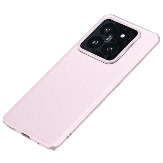 INCOVER Xiaomi 14 Pro Skinndekket Plastdeksel med Innebygd Kamerabeskytter - Rosa