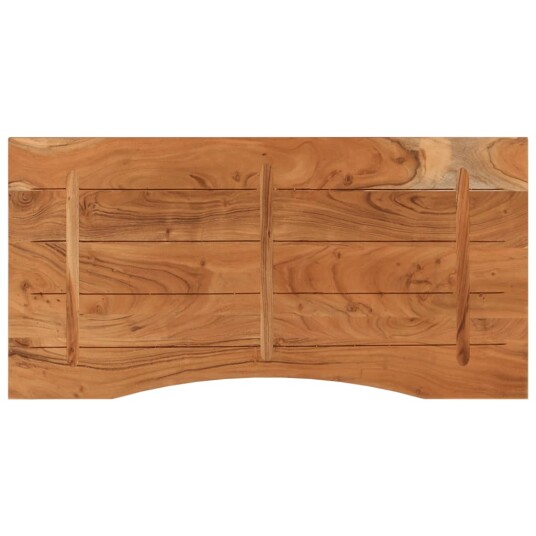  Skrivebordsplate 120x60x2,5 cm rektangulær heltre akasie 8721012089006