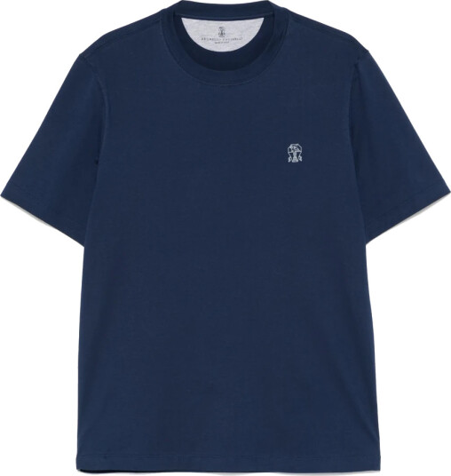 Brunello Cucinelli Herre Topper Blå M,