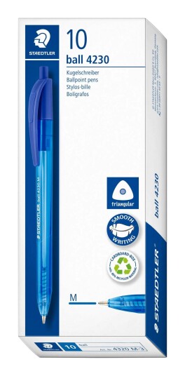 STAEDTLER kuglepen 4230 medium blå 10 stk.
