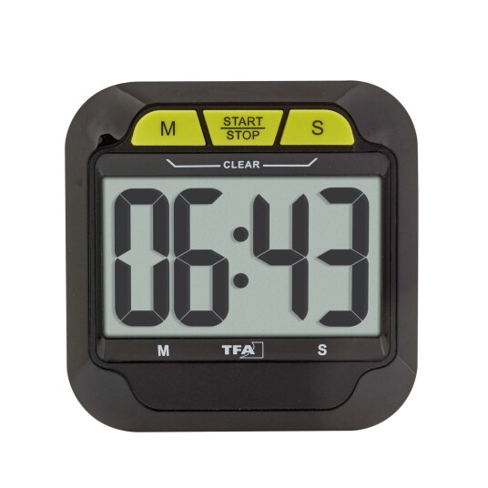 TFA Dostmann 38.2054.01 Digital Timer og Stoppeklokke Svart TFA Dostmann 38.2054.01 Digital Timer og Stoppeklokke Svart
