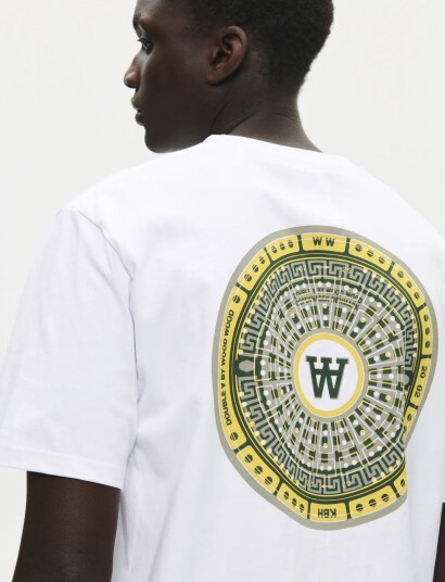 WOOD WOOD Wwace Cover Tee 25419 White S WOOD WOOD Wwace Cover Tee 25419 White S