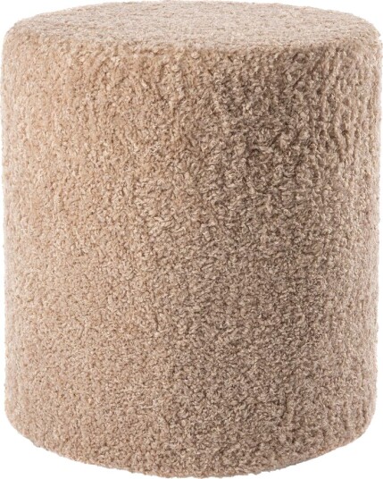 House Puff 40 cm Rund Teddy Beige House Puff 40 cm Rund Teddy Beige