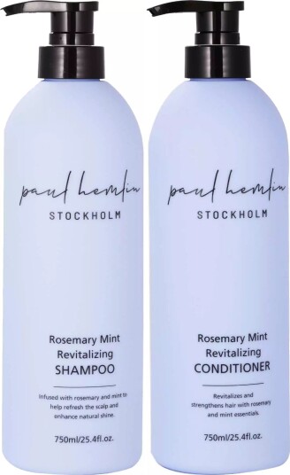 Paul Hemlin Stockholm Rosemary Mint Revitalizing Bundle Shampoo 750 ml