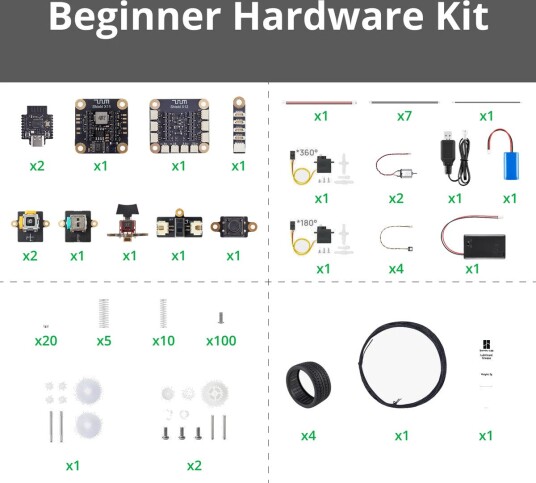 Bambu Lab Bambu Lab CyberBrick Hardware Kit Beginner Hardware Kit ZK004 1 Vehicle 1 Remote