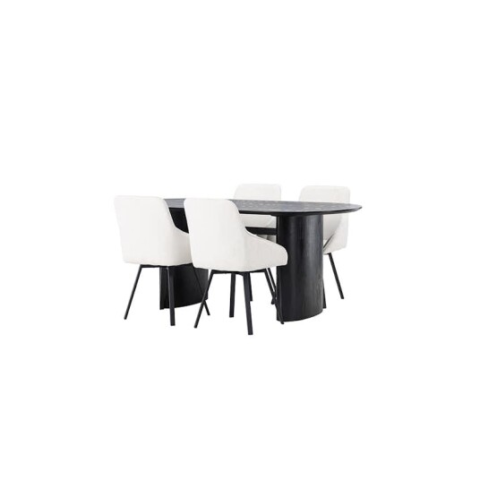 Venture Home Spisegruppe Venture Home Isolde med 4 stk Rosie Stoler GR23616