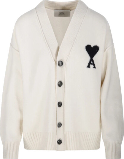 Ami Paris Dame Strikkevarer Beige 2XS,