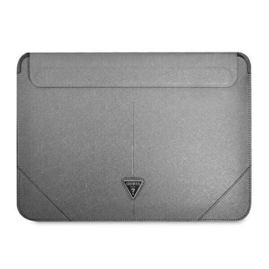Guess Sleeve Gucs16psatlg 16" Sølv / Sølv Saffiano Triangle Logo