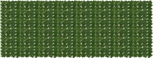 vidaXL Balkong skjerm med blader Grønn 400 x 150 cm