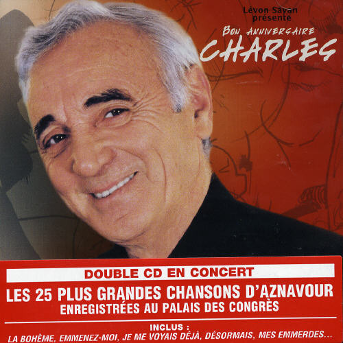 Charles Aznavour Live Au Palais Des Congres 2004 CD