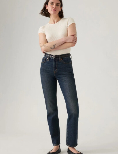 Levi"s® Wedgie Slim Parallel Life - Blue - 25 x 30