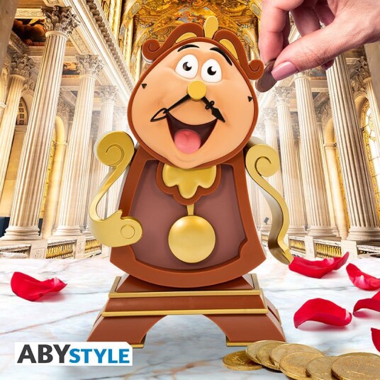 Abysse DISNEY   Piggy Bank Beauty and the Beast Cogsworth