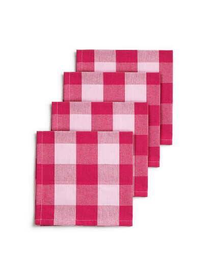 Midnatt Napkins 4-Pack Paola - Red - 40X40CM