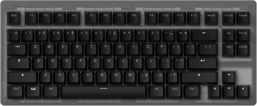 Wooting 80HE US ANSI Linear60 Ghost Uten numpad US Internasjonal Gr Wooting 80HE US ANSI Linear60 Ghost Uten numpad US Internasjonal Gr