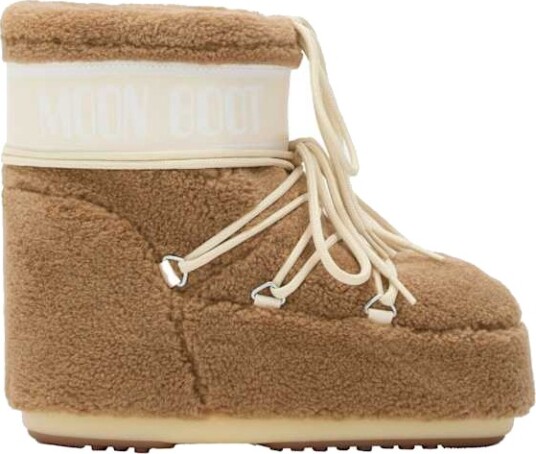 Moon Boot Unisex Icon Low Fleece Camel 36/ 38