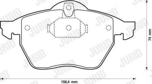Bremseklosser JURID 571920J Bremseklosser JURID 571920J