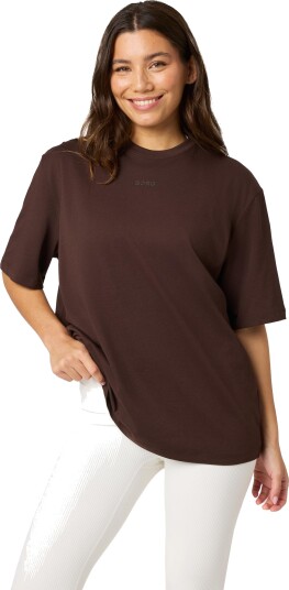Björn Borg Women"s Studio Oversized T Shirt Coffee Bean M