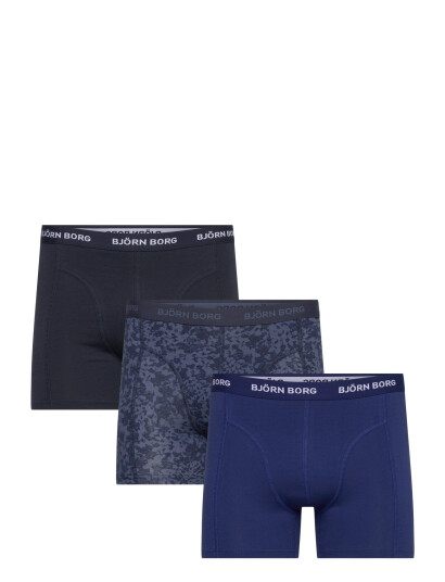 Björn Borg Cotton Stretch Boxer 3P - Navy - M