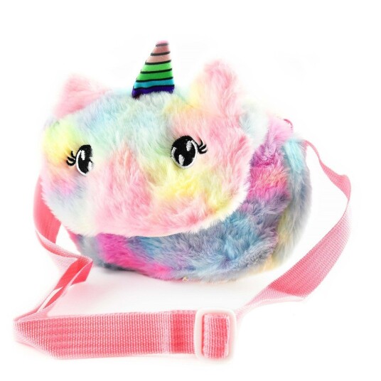 Robetoy - Plush Shoulder Bag - Unicorn (20 cm) (30634) Robetoy - Plush Shoulder Bag - Unicorn (20 cm) (30634)
