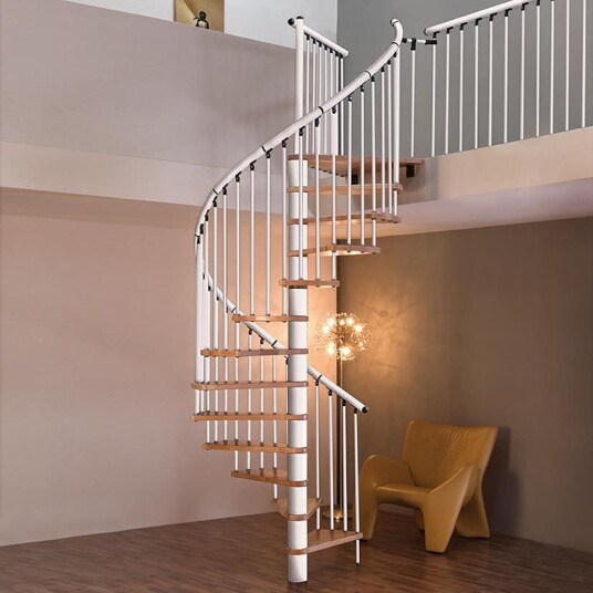 Spiraltrapp Byggera Euro Design Hvit Spiraltrapp Byggera Euro Design Hvit