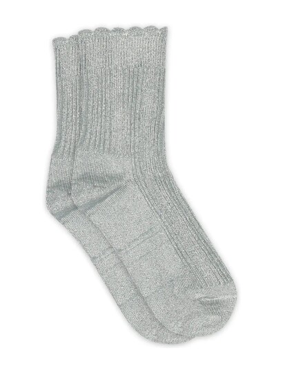 mp Denmark Celosia Glitter Socks Grey 33/36