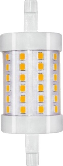 Spl R7S 118mm / 8W dimbar LED pære   950lm 3000K klart glass   Dimbar : Dimbar Kulør : Varm