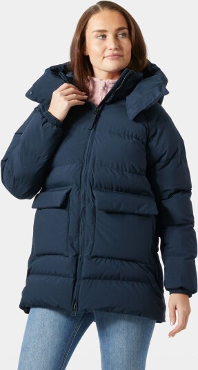 Helly Hansen Ellie Bobleparkas Dame Marineblå S Helly Hansen Ellie Bobleparkas Dame Marineblå S
