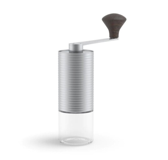 mill-one Definite Manual Coffee Grinder - Brushed Silver mill-one Definite Manual Coffee Grinder - Brushed Silver