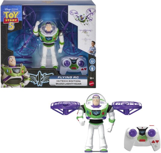 Pixar Toy Story 5: Flying RC HiTech Edition Buzz Lightyear Action Figure