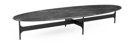 Wendelbo Floema Ovalt Salongbord Sort Nero Marquina Marmor Wendelbo Floema Ovalt Salongbord Sort Nero Marquina Marmor