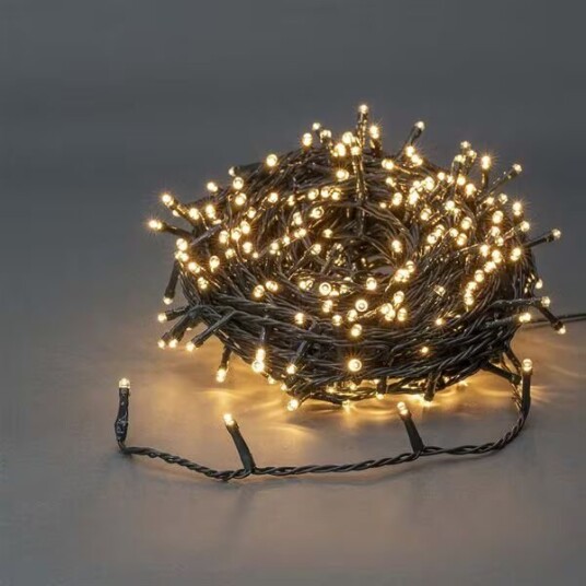 Nedis Julebelysning | Streng | 320 LED's | Varm Hvit | 24.00 m | Lyseffekter: 7 | Innendørs eller utendørs | Nettstrøm drevet