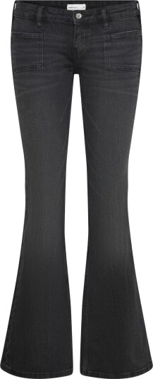 Gina Tricot Low Flare Jeans   Grey   38