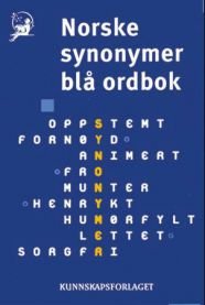 Norske synonymer blå ordbok Pent brukt bok