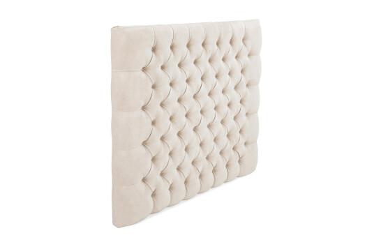 Sengegavl Estelle 90 cm Fløyel Beige