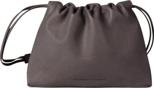 Brunello Cucinelli Dame Vesker Brun ONE SIZE,