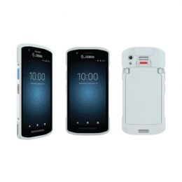 ZEBRA TC21/TC26 HELATHCARE WHITE FIVE SLOT CHARGE ONLY CRADLE 4 DEVICES PLUS 4 SLOT BATTERY CHARGER SUPPORTS DEVICE WITH/WITHOUT TRIGGER GUN POWER