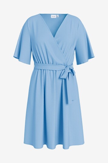 Vila Kjole viJosa 2/4 Wrap Dress Blå