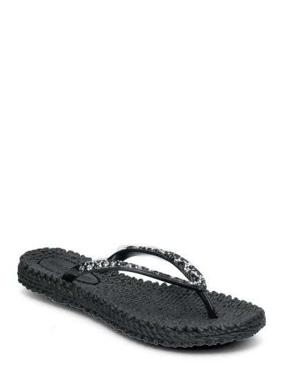 Ilse Jacobsen Flip Flops With Rhinestones Black 37