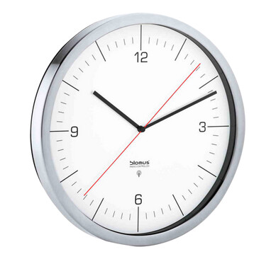 Blomus Radiokontrollert Veggklokke Crono, diameter 30,5 cm 1708337-04-0 1721733-02-0
