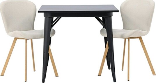 Spisegruppe Venture Home Tempe med 2 stk Lilja Stoler
