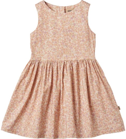 Wheat dress Thelma – lilac flowers 104 Wheat dress Thelma – lilac flowers 104