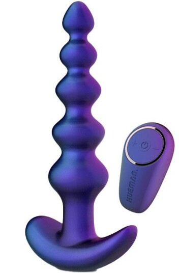 Hueman Galaxy Force Vibrating Butt Plug With Remote