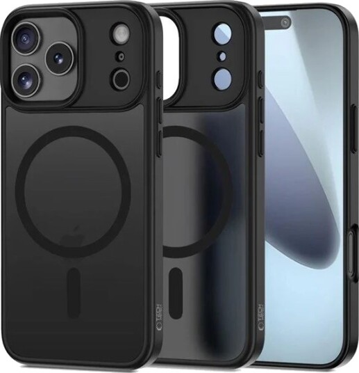 Tech Protect Matt MagSafe Case for iPhone 17 Pro Matte Black