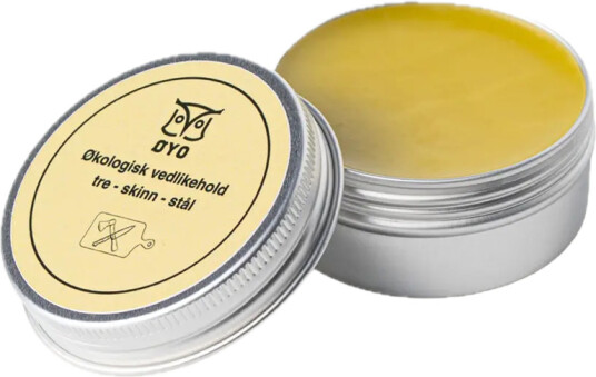 Øyo Økologisk Vedlikeholdsvoks Tre-skinn-stål Gul 50ml