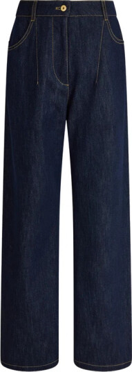 Patou Dame Jeans Blå 2XS,