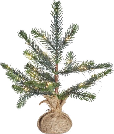 Sirius Bella kunstig juletre med hvitt lys 30 cm Sirius Bella kunstig juletre med hvitt lys 30 cm