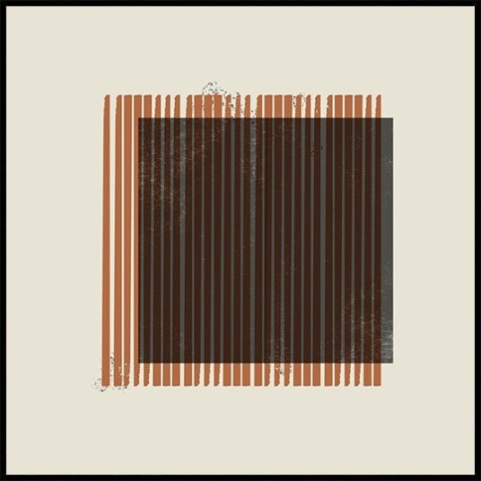 Striped Enigma Poster Plakat / 30x30cm