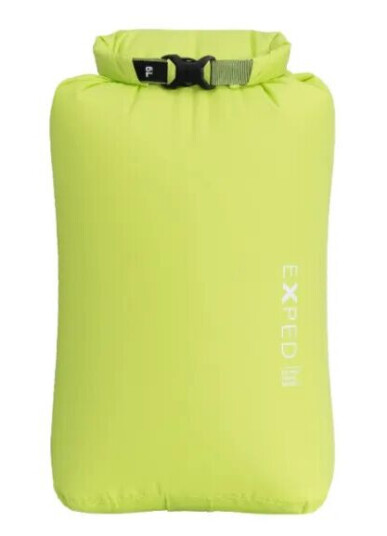 Exped Versa Drybag Bright 5L lime vanntett pakksekk Exped Versa Drybag Bright 5L lime vanntett pakksekk