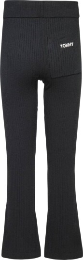 Tommy Hilfiger Tjw Dg Comfy Rib Pant Knit Pants Black (140 / 10 år)