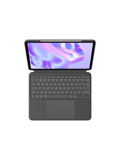 Logitech Combo Touch for iPad Pro 13" M4 Graphite Tastatur & Foliosett Engelsk Storbritannia Gr
